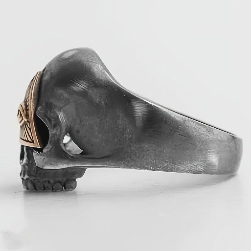skull eye ring