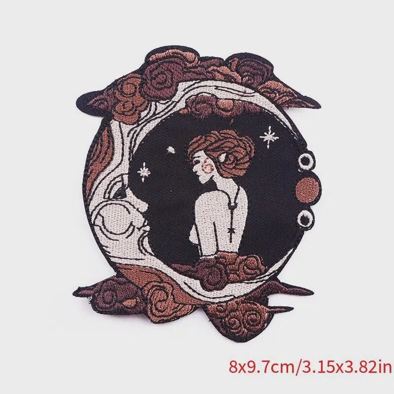 Moon &amp; Sun Embroidery Patches