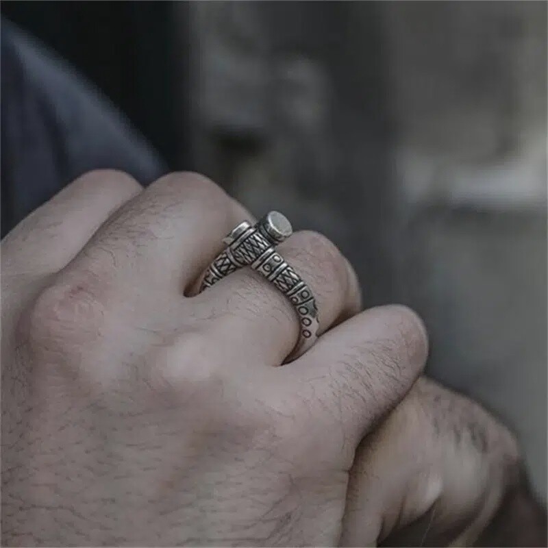 Viking Amulet Pattern Ring