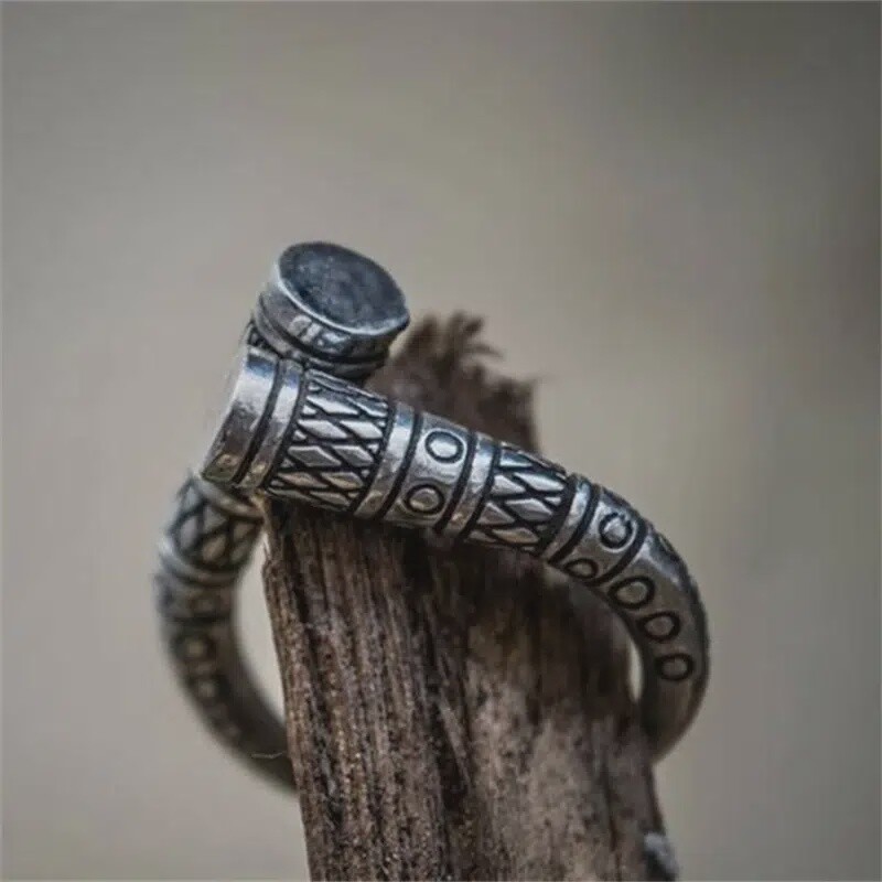 Viking Amulet Pattern Ring