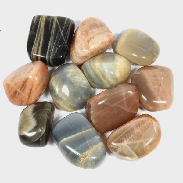 Rainbow Moonstone Polished