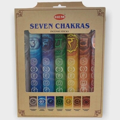 Hem 7 Chakra Gift Pack of 7