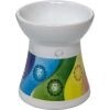 Ceramic Oil Burners - White Chakra