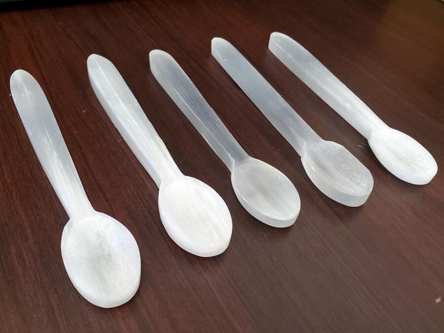 Selenite Alter Spoon 8&quot;