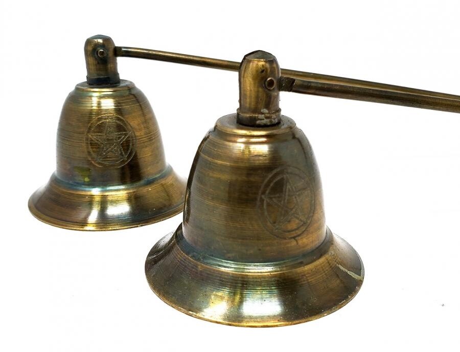 Pentagram Metal Candle Snuffer 10&quot;