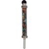 Mini Wand - Chakra w/ Crystal Point &amp; Lava Bead