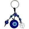 Evil Eye Talisman Key Ring - Lucky Clover