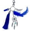 Dream Catcher Talisman Key Ring w/ Feather &amp; Charms
