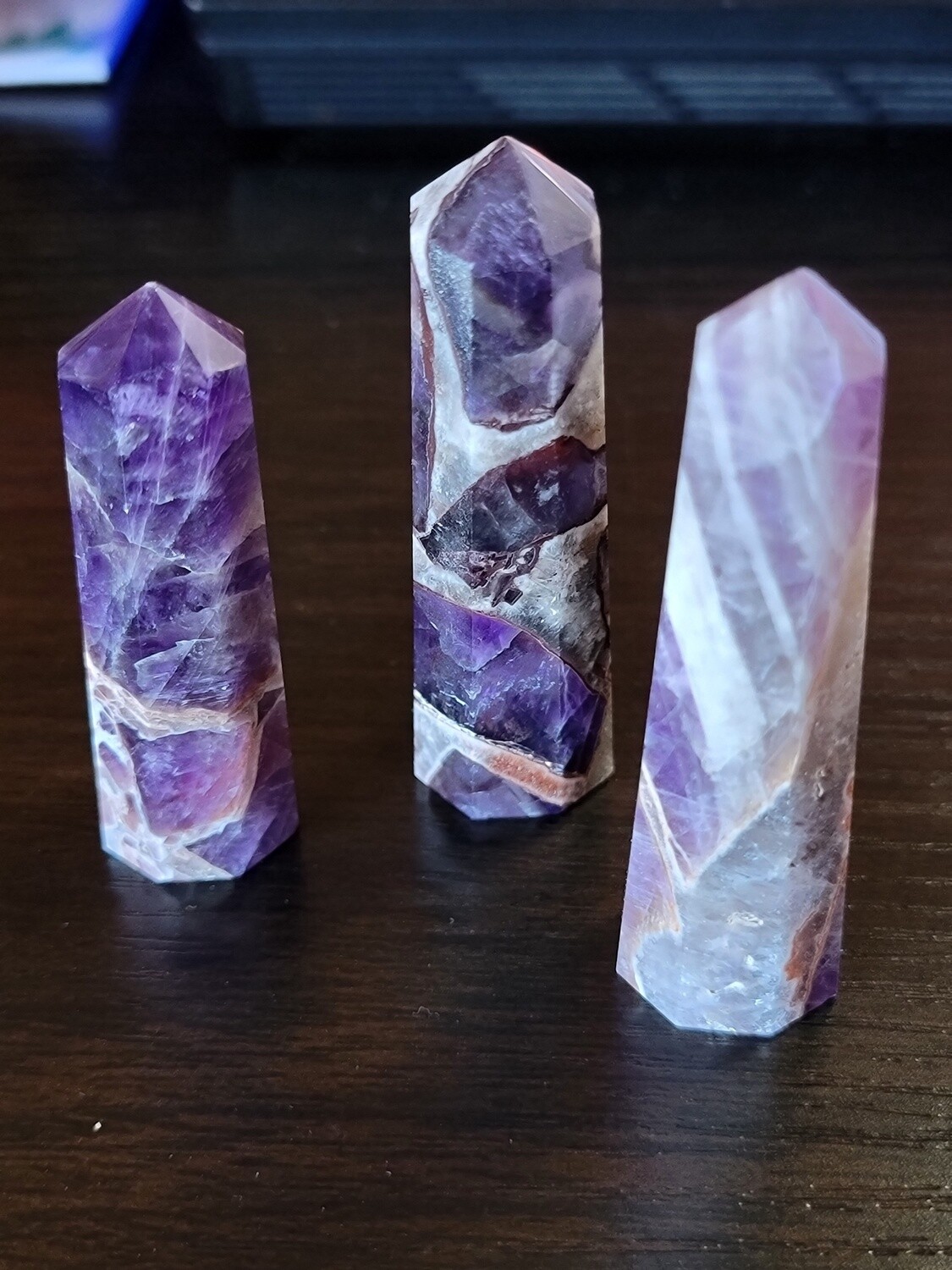 Crystal Tower Wands 2-3&quot;, Material: Amethyst