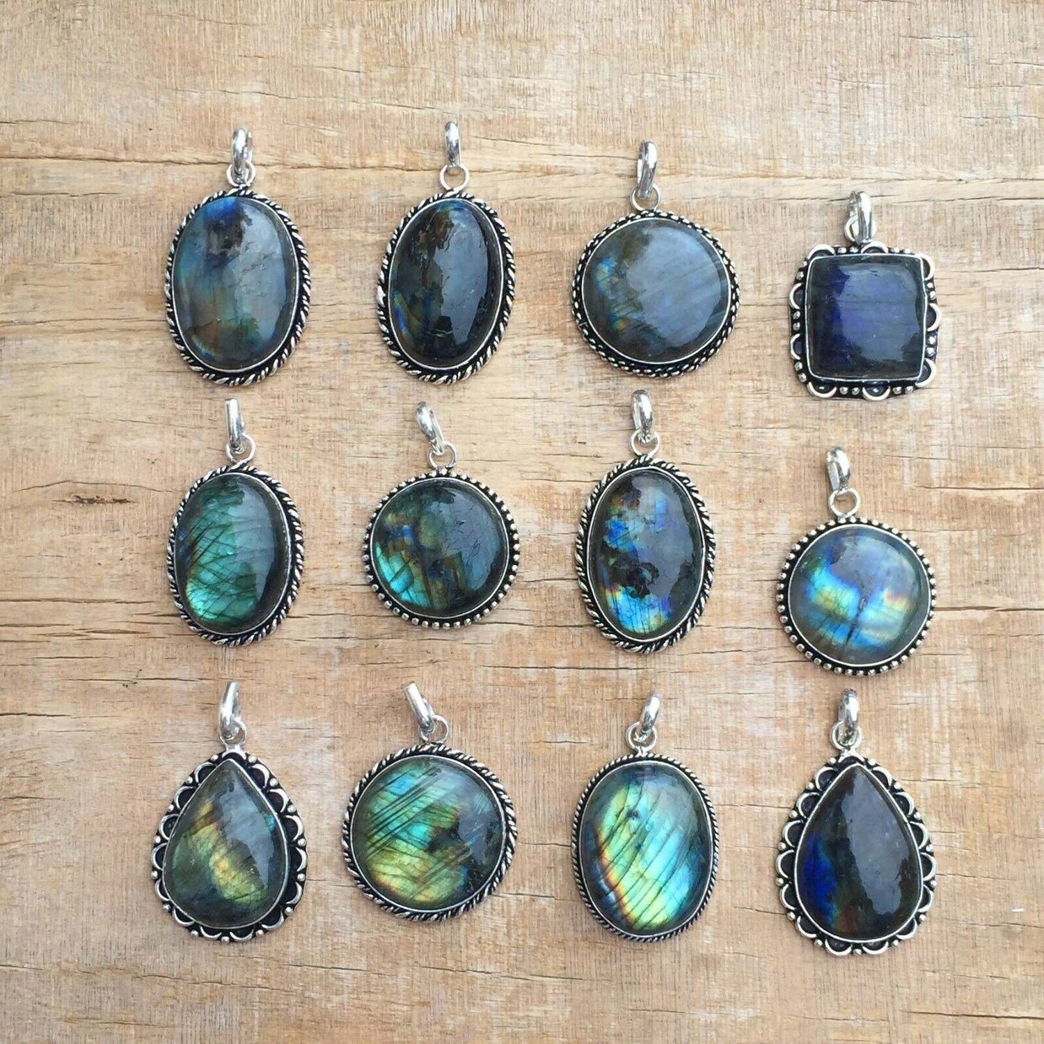 Natural Stone Pendant Necklace
