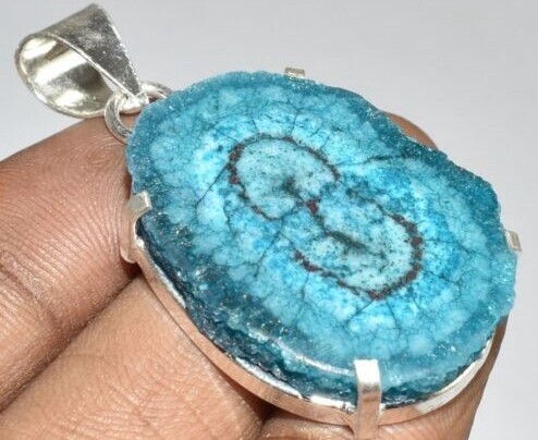 Natural Stone Pendant Necklace, Design: Solar Quartz