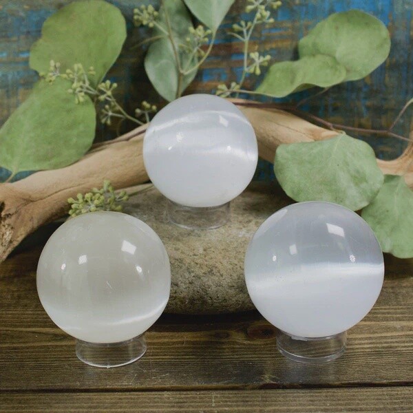 Mini Selenite Spheres