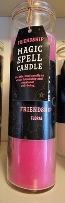 Magic Spell Candle - Friendship - Floral C/24