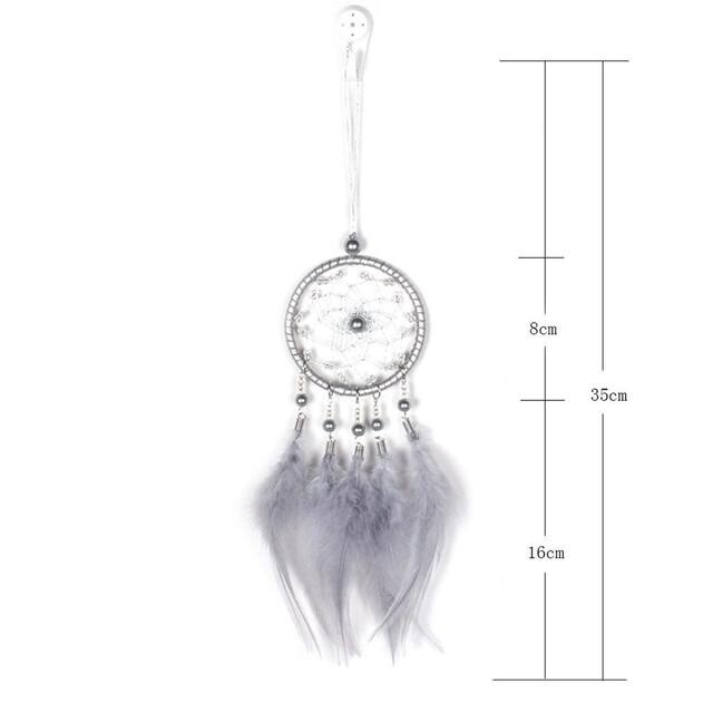 Dream Catcher - Silver w/beads