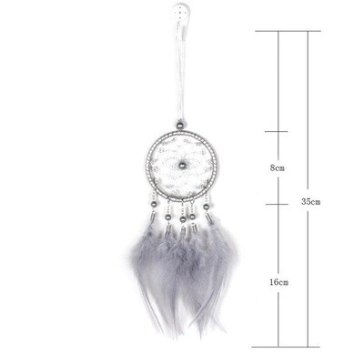 Dream Catcher - Silver w/beads