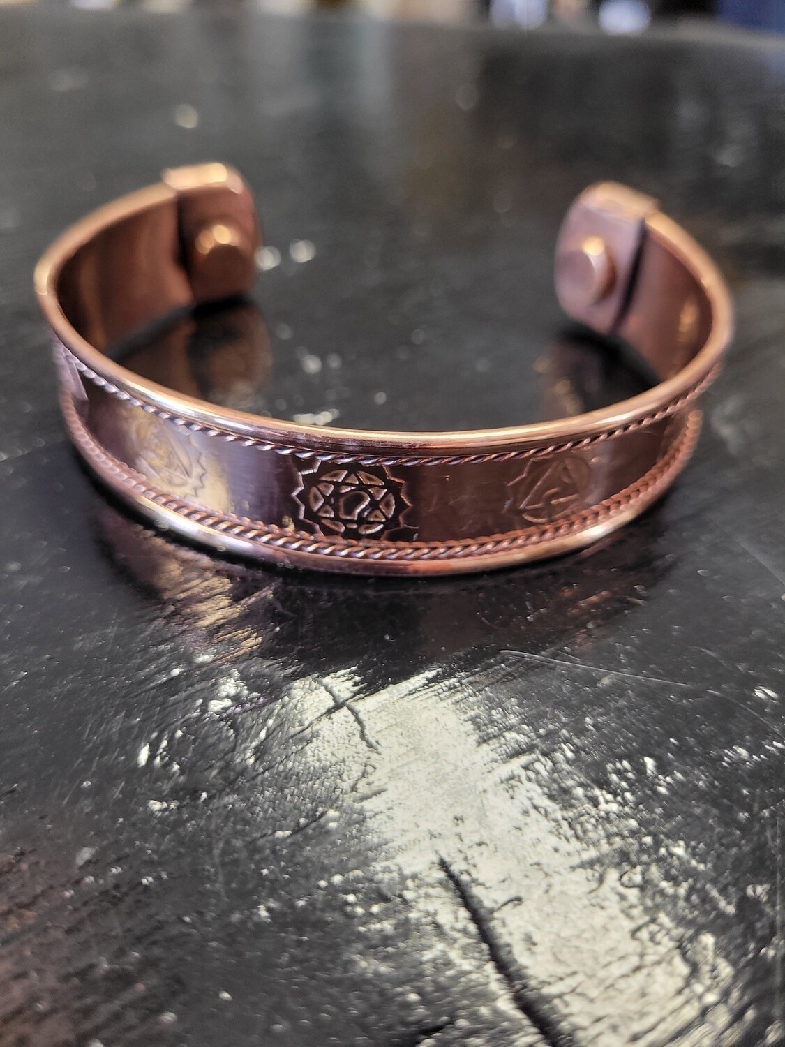 Copper Bracelet Magnetic - 7 Chakra