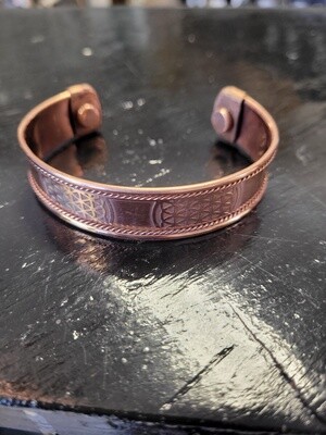 Copper Bracelet Magnetic - Flower of Life