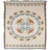 Cotton Heavy Beach Throw Blanket w/Fringe - Native Basket