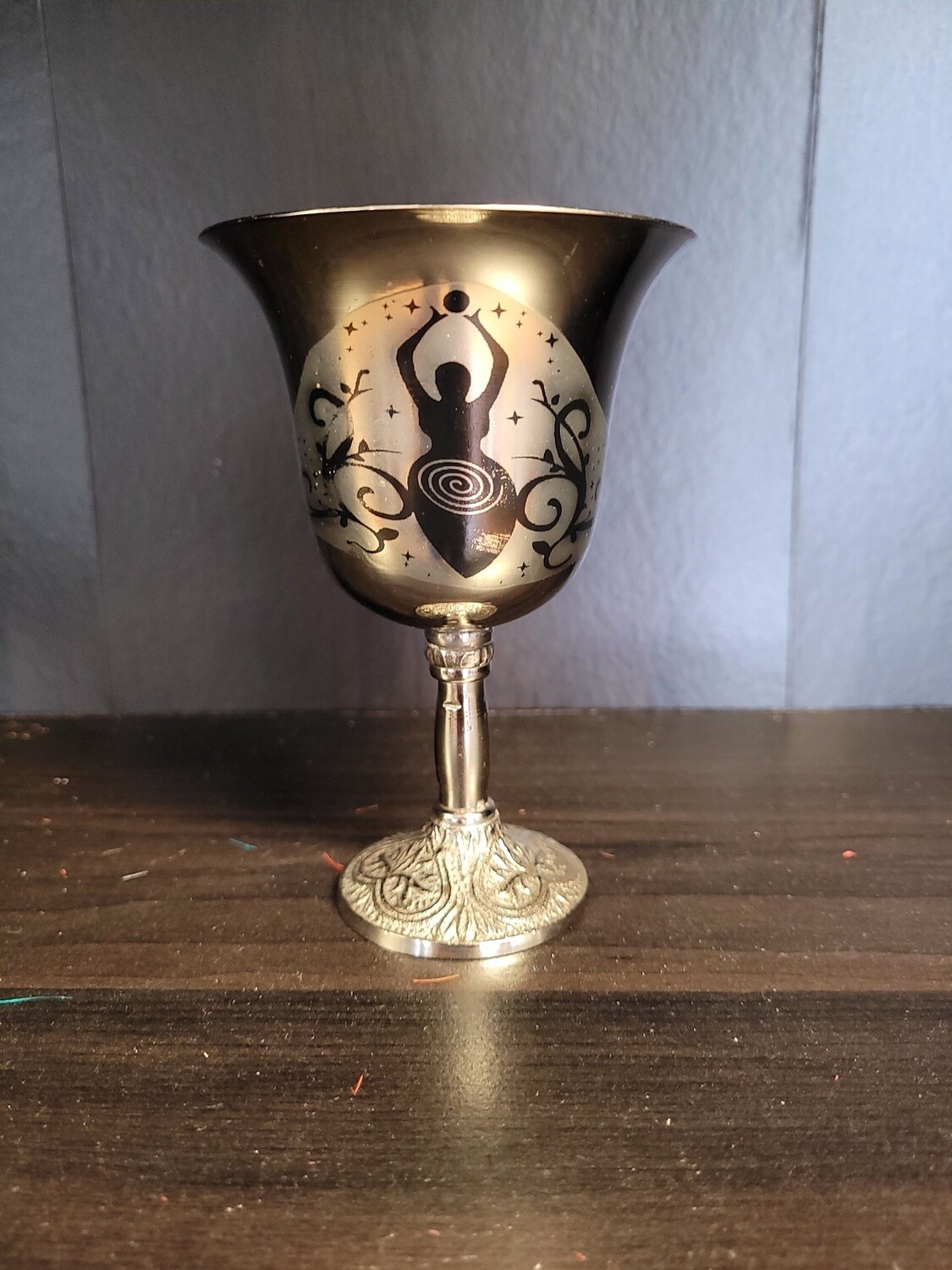 Chalice Silver Finish 5&quot; Goddess