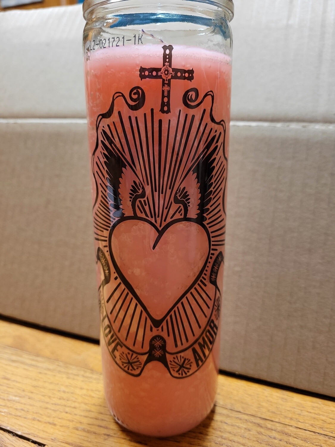 Love Drawing (Amor) 7 Day Prayer Candle