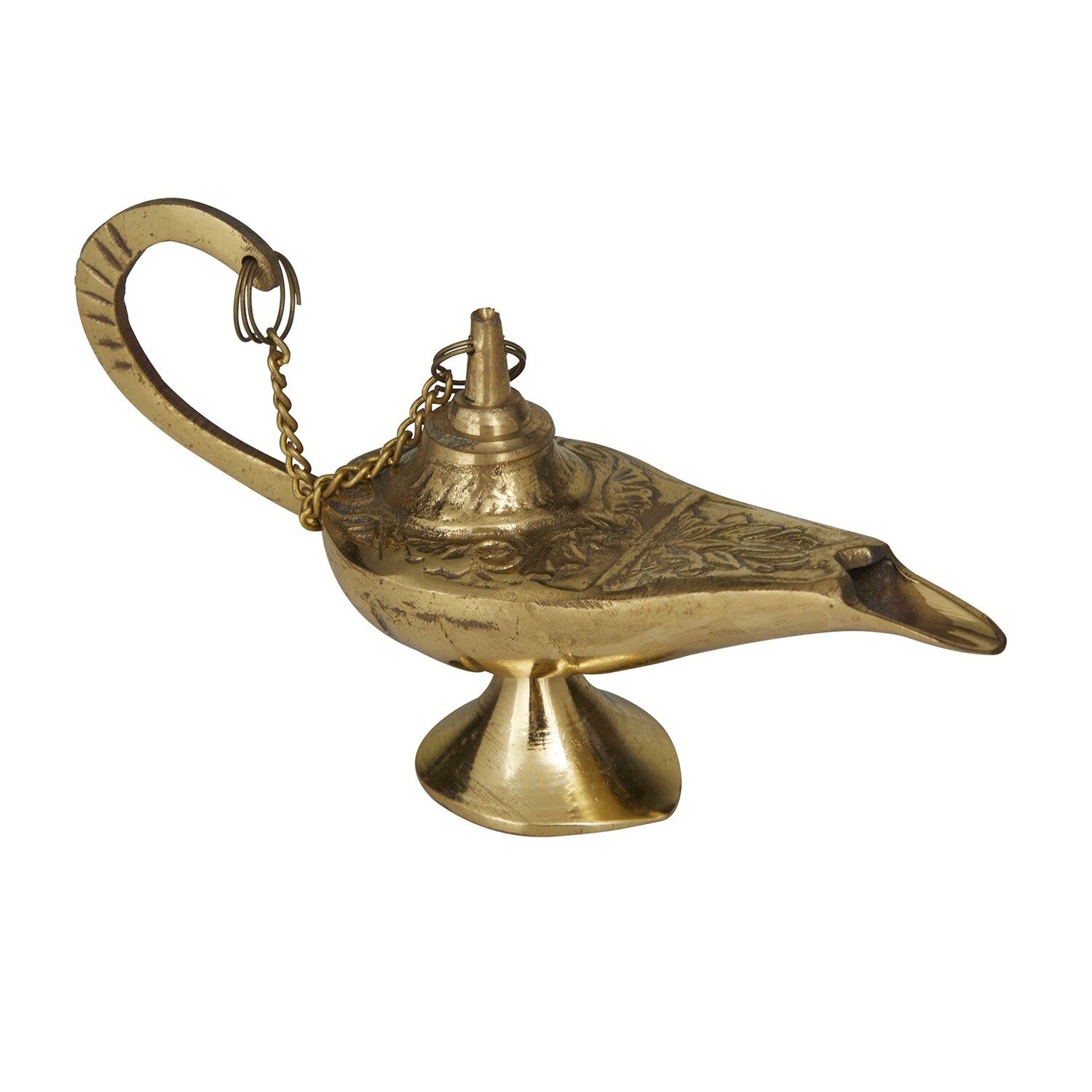Brass Aladdin Lamp Incense Burner, Size: 5&#39;&#39;