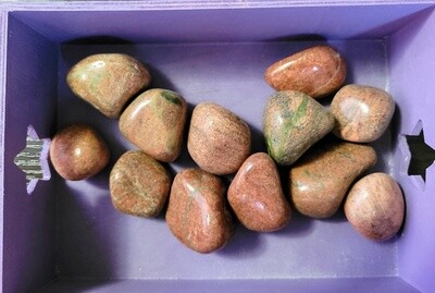 Unakite - Polished (3/4&quot; - 1.5&quot;)