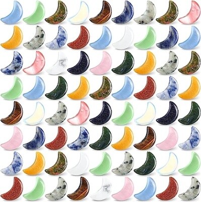 Crescent Moon - Assorted Stones