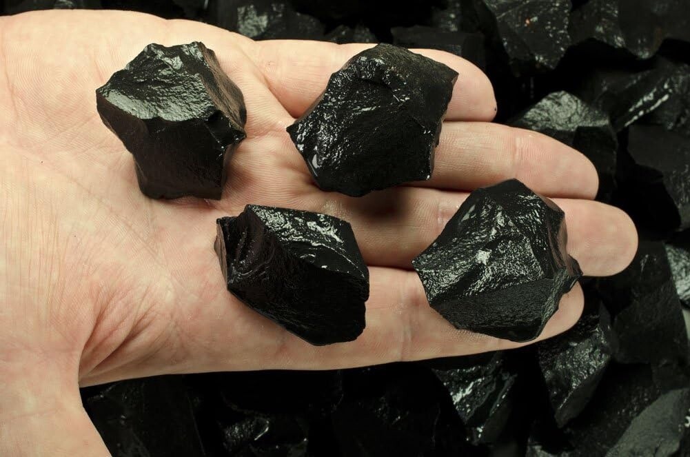 Jasper, Rough, Type: Black