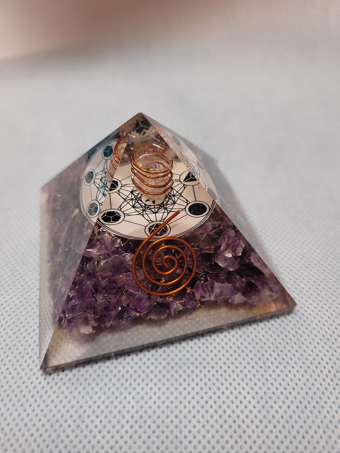 Orgone Energy Pyramid w/Copper Coil