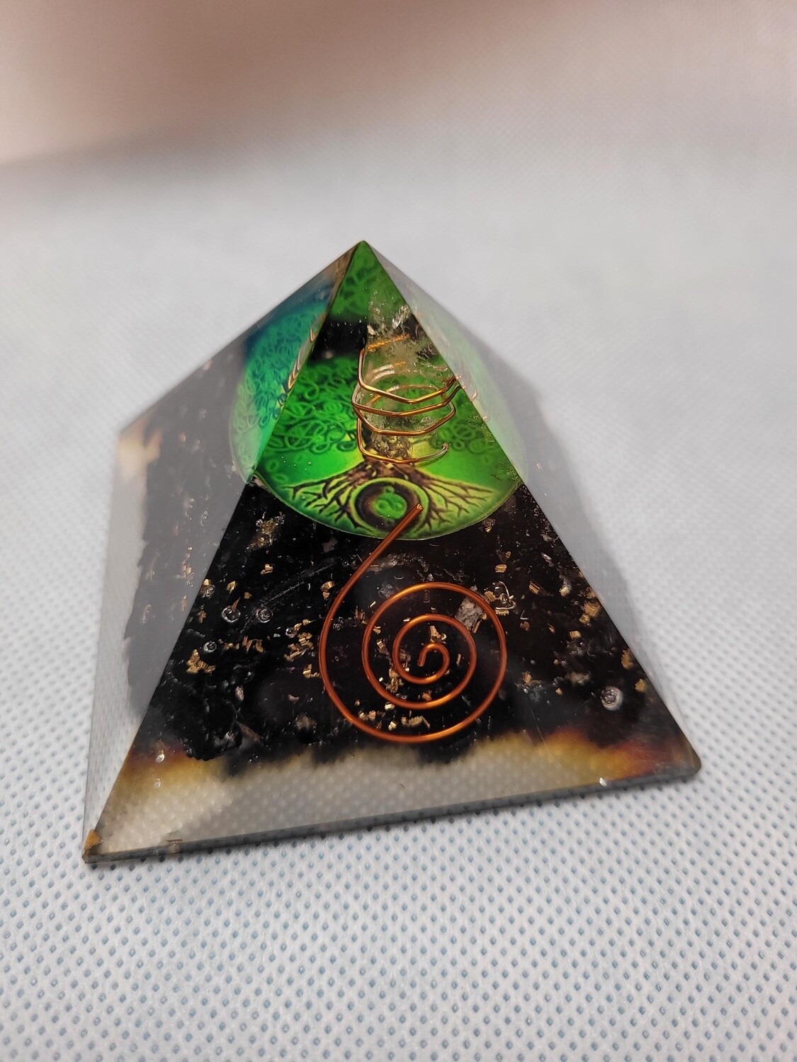 Orgone Energy Pyramid w/Copper Coil