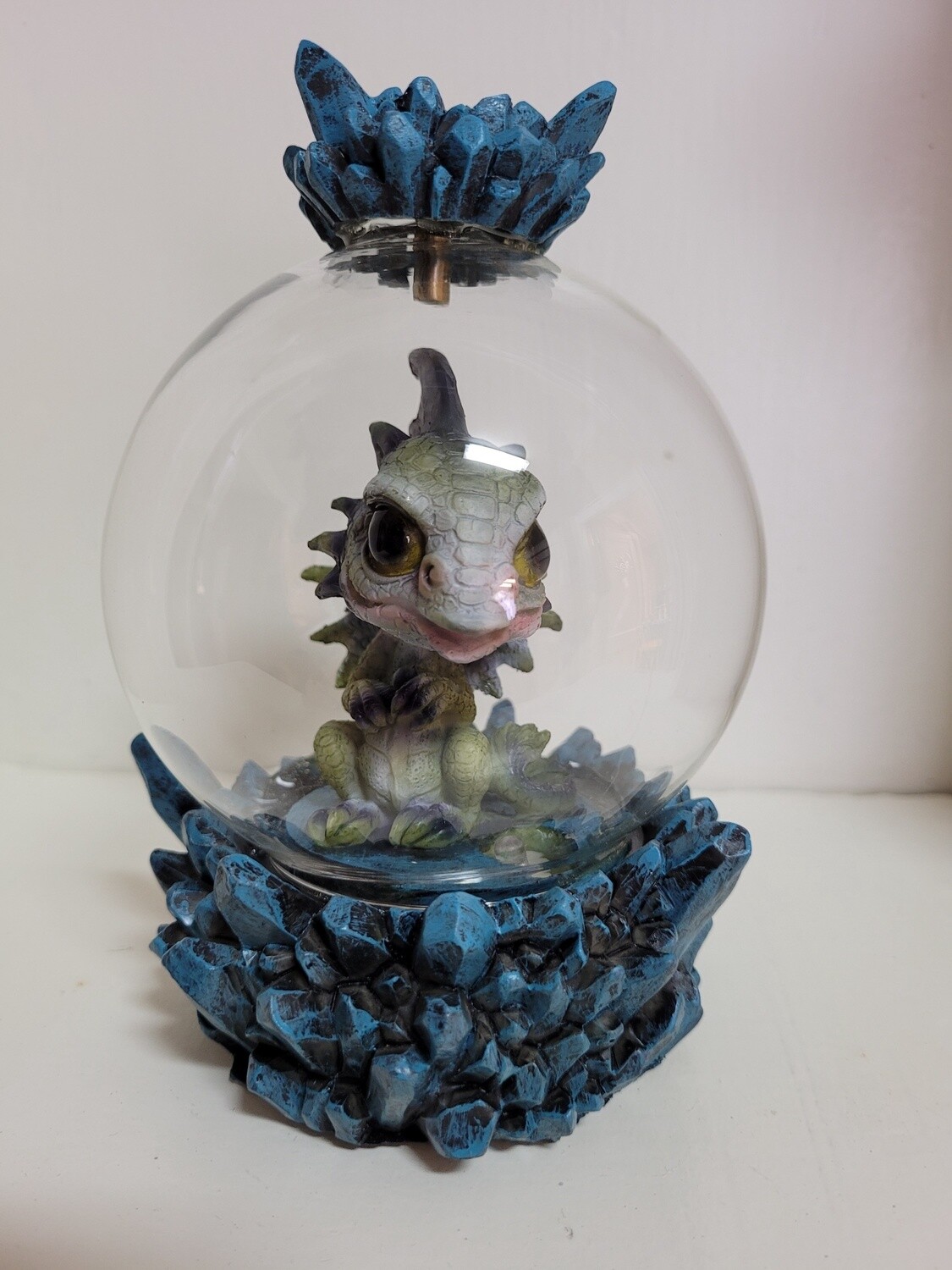 Dragon Backflow Globe Incense Burner w /Multicolor LED - Baby Dragon