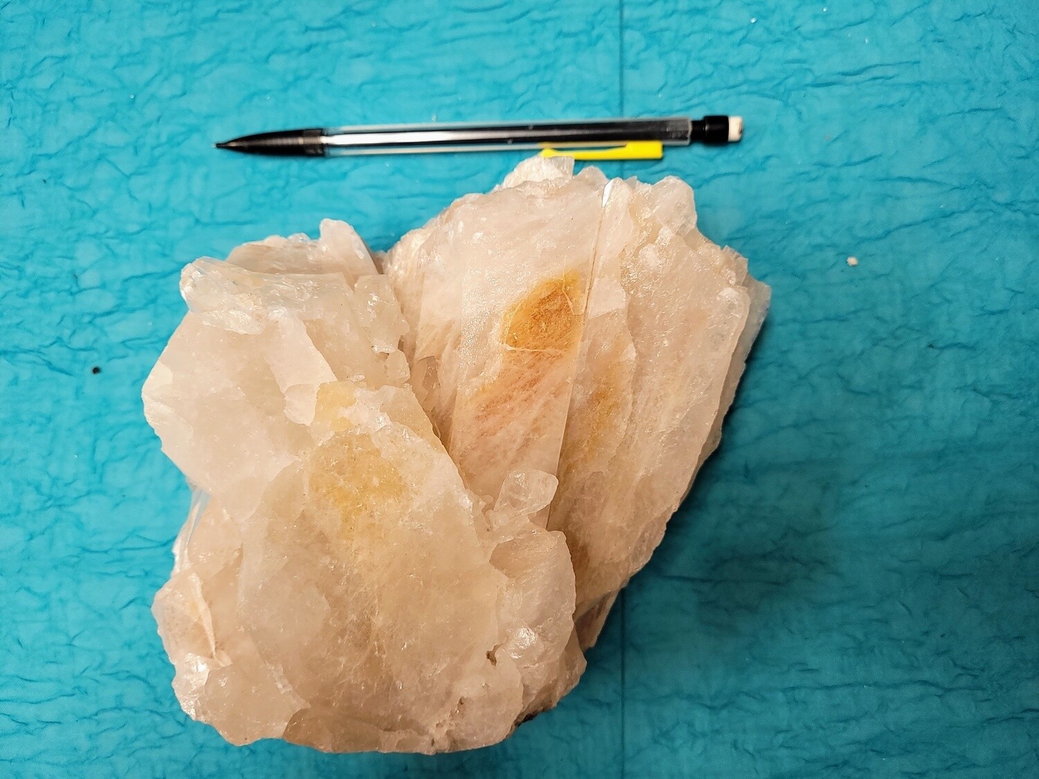 Clear AR Quartz Large Clusters / $3 per oz
