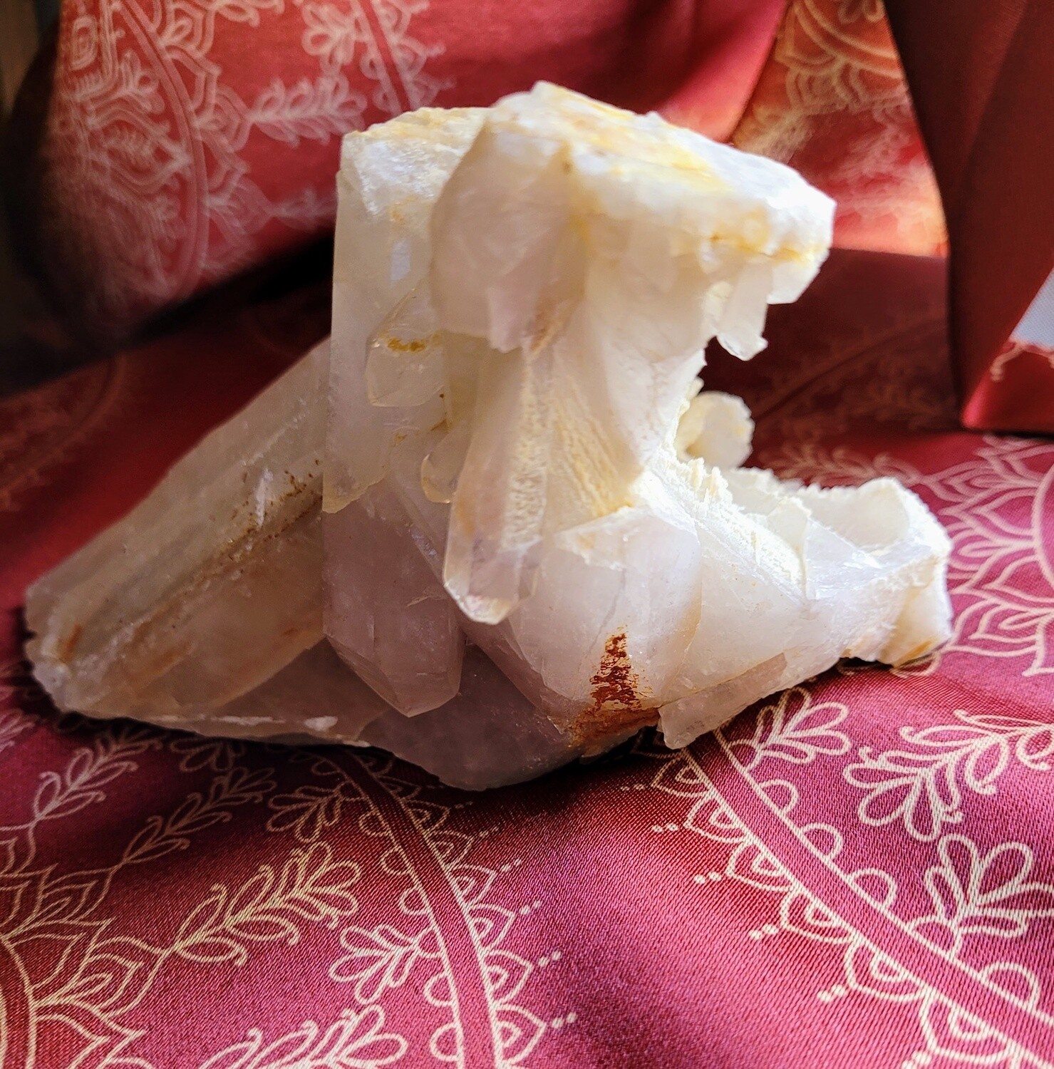 Clear AR Quartz Large Clusters / $3 per oz