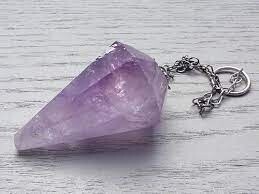 Natural Stone Pendulum with Chain