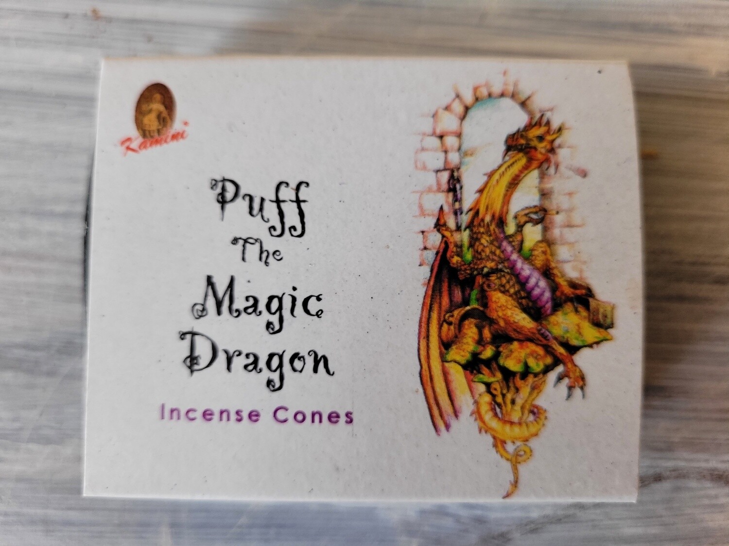 Incense Cones - 10 ct box, Type: Puff the Magic Dragon