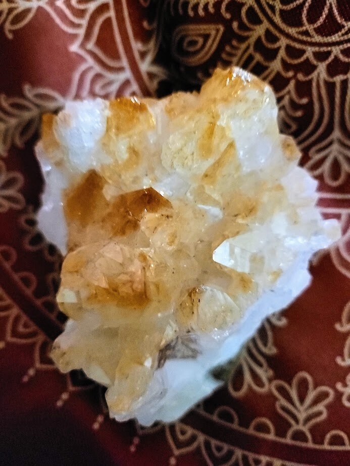 Citrine Cluster, Size: 1.92 oz