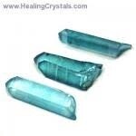 Auras, Material: Aqua Aura Earring Points