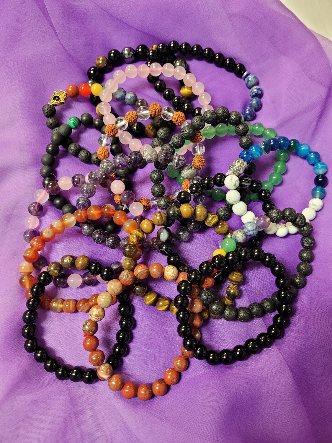 GEMSTONE BEAD BRACELET