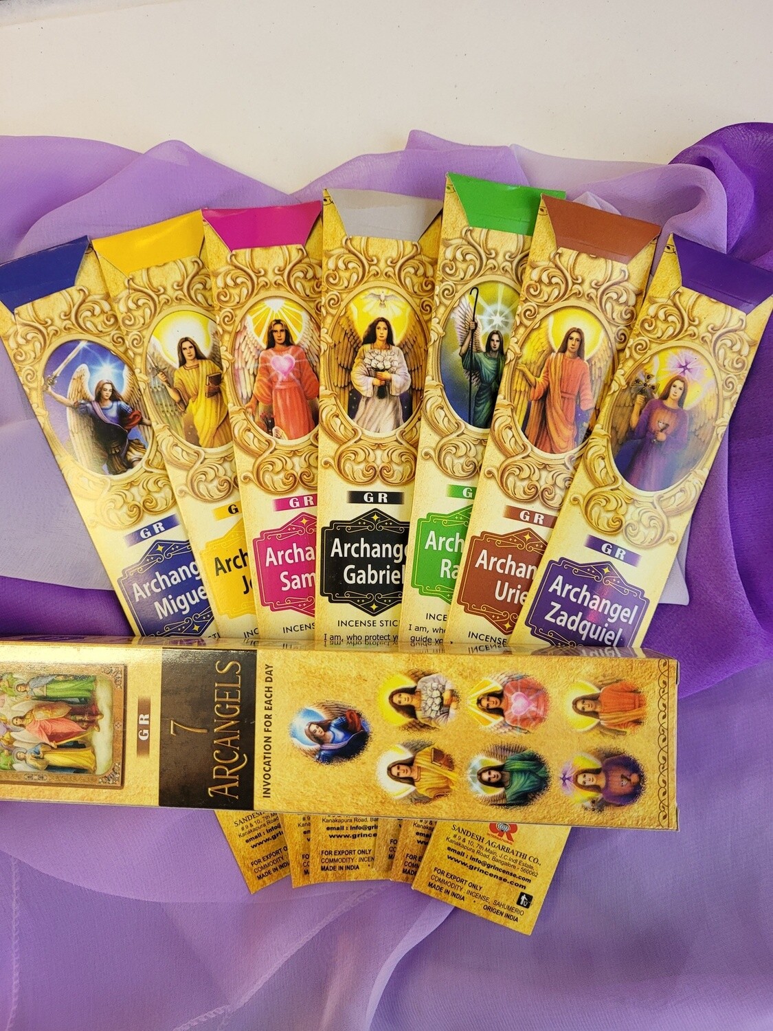Seven Day Incense Pack, Type: 7 Arcangels