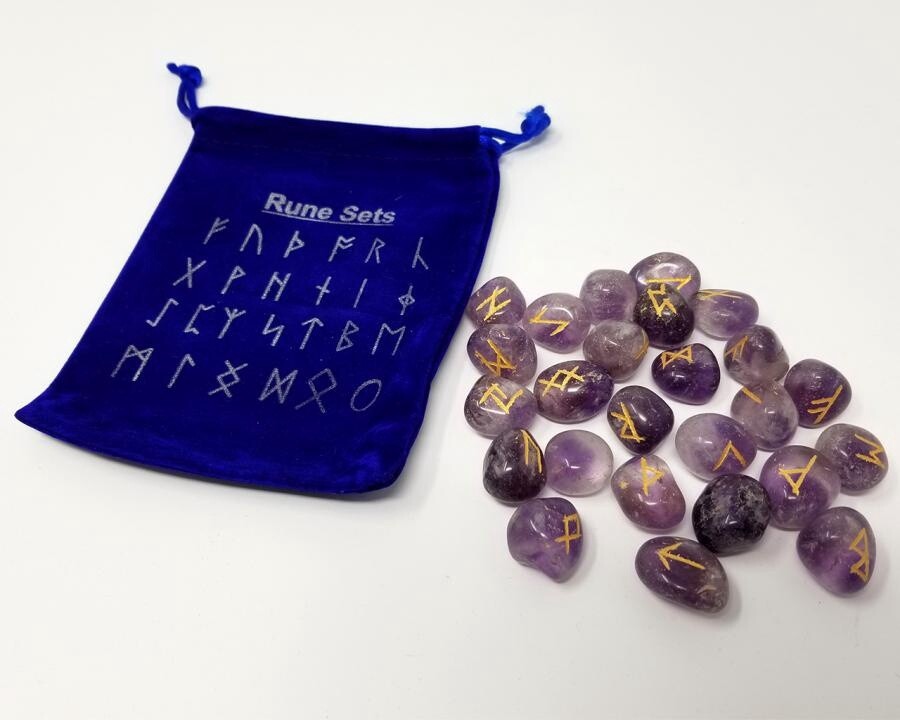 Stone Rune Set, Type: Amethyst