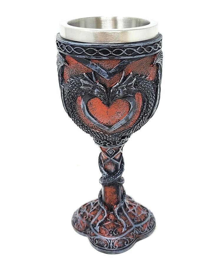 Goblet -  7.5&quot; H w/Stainless Steel