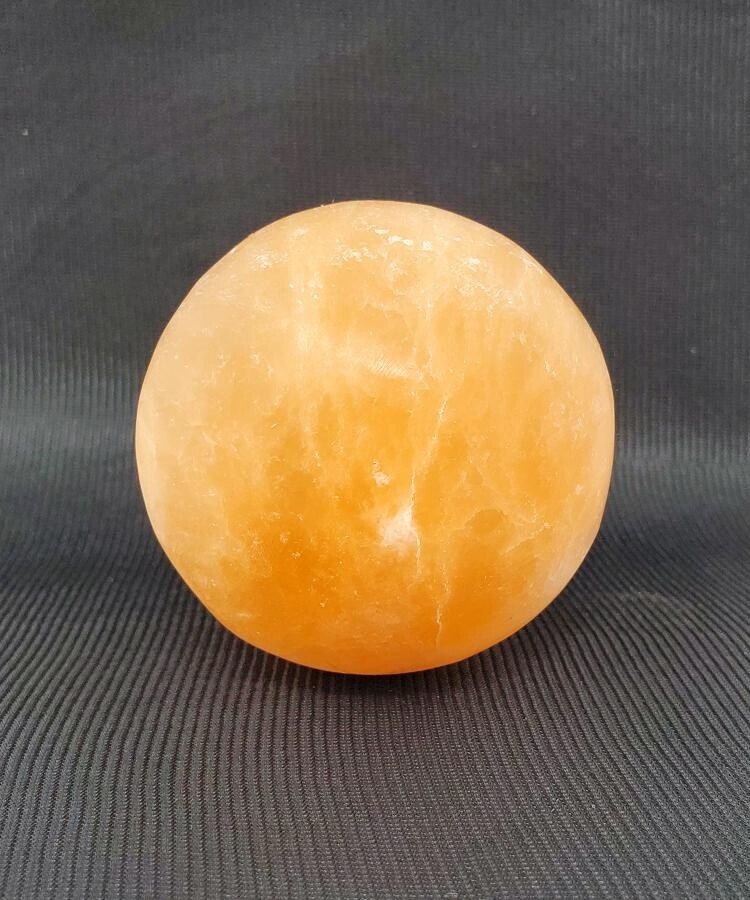 Medium Selenite Spheres - 7-8 cm, Type: orange 7-8cm