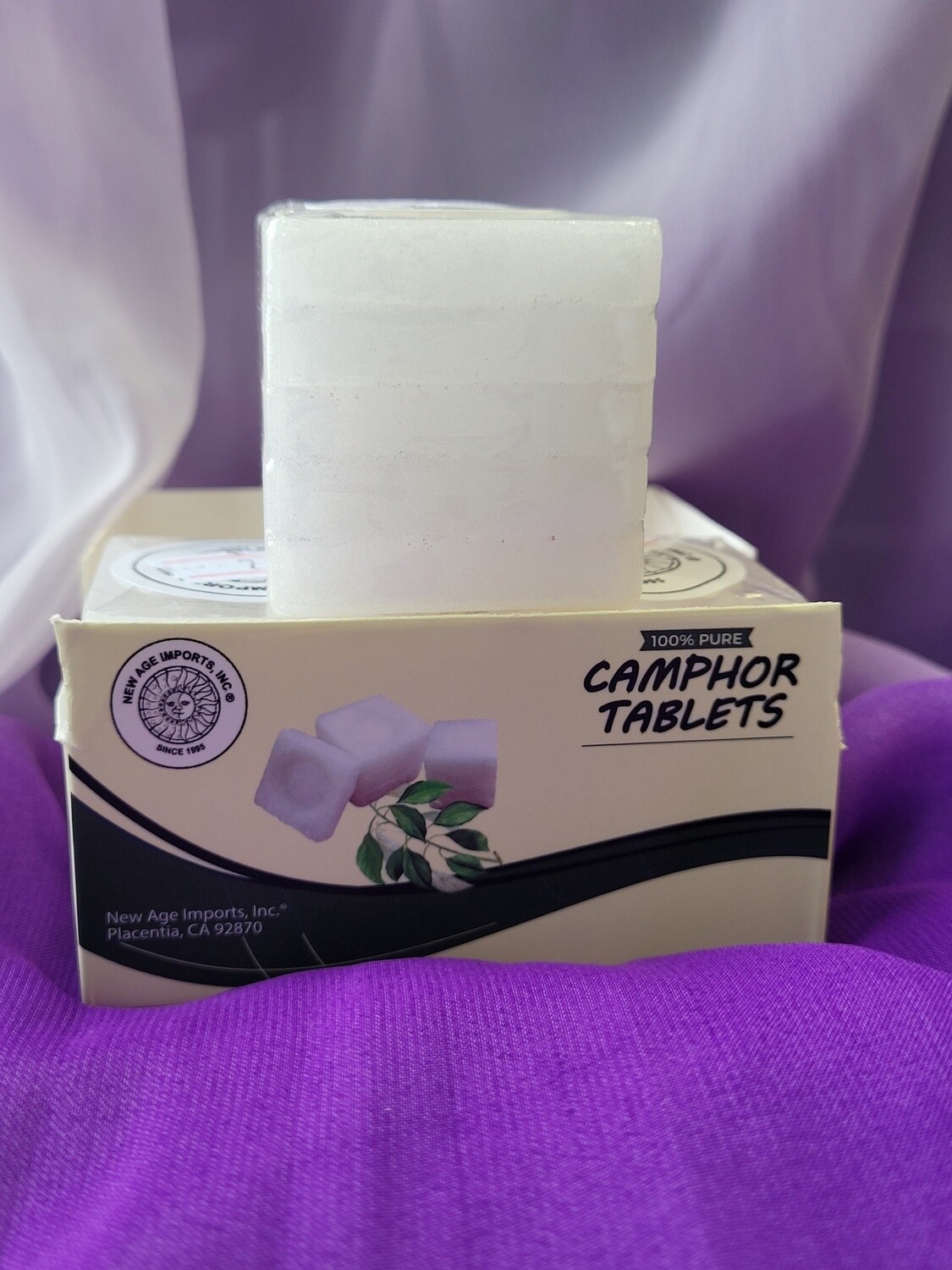 Camphor Tablets -5 pack of 10g tablets