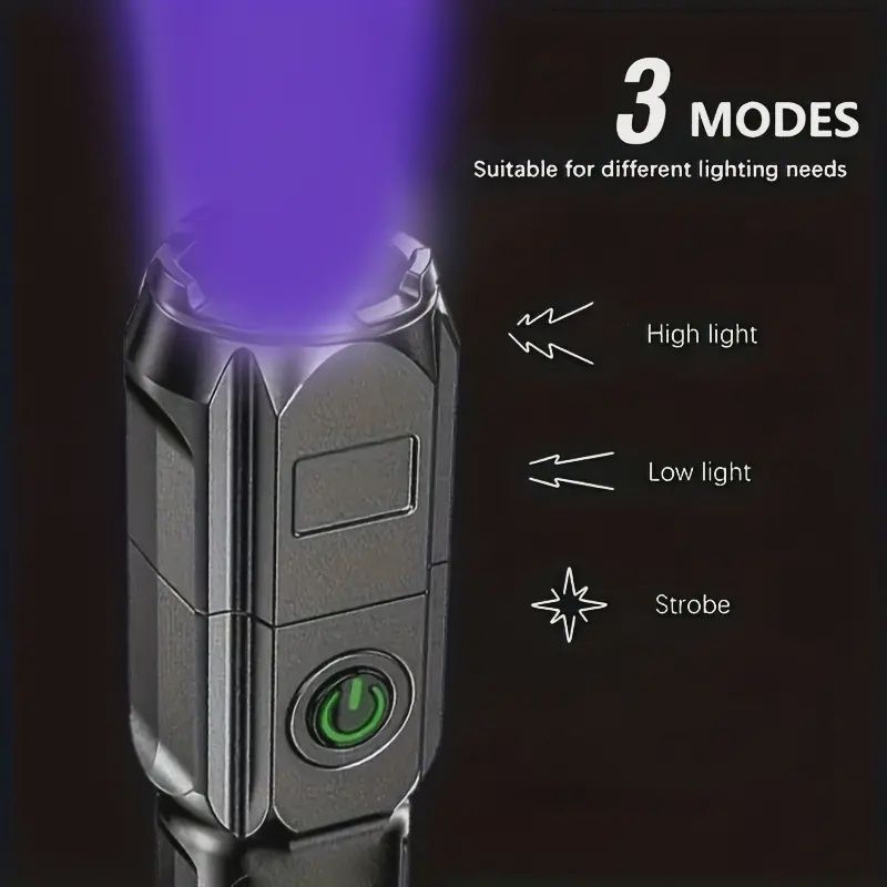 Black Light UV Flashlight