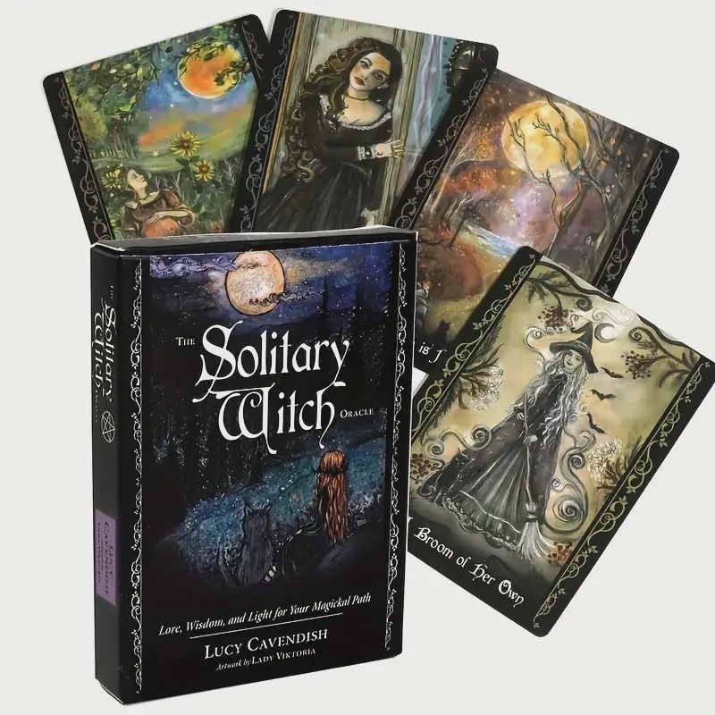 The Solitary Witch Oracle Lore Wisdom And Light For Your Magickal Path Cards, 45 Cards