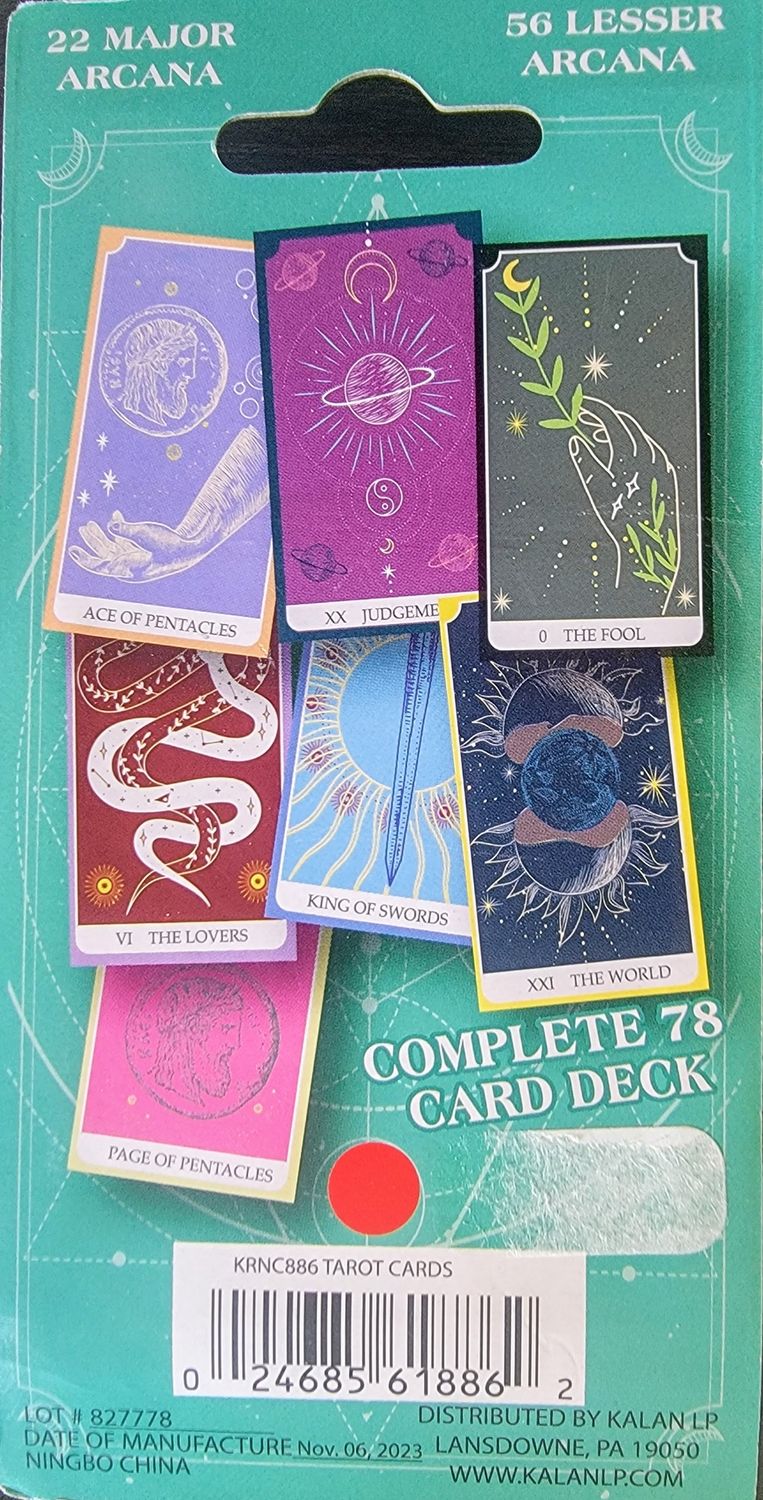 Mini Tarot deck