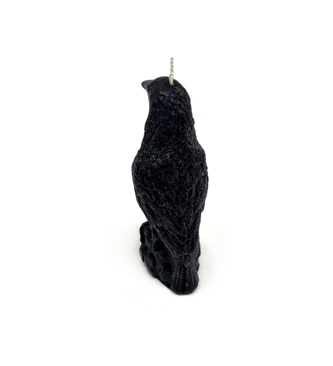 Raven candle Black
