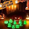 Mini Glow-in-the-dark Ghosts, Pumpkins, Owls, Witches hats
