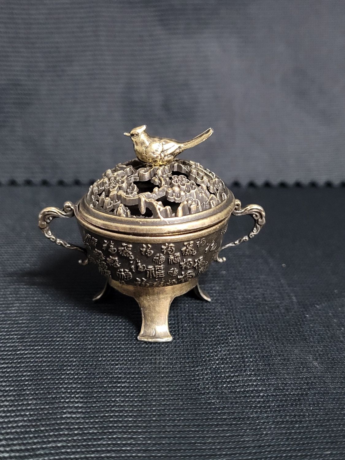 Miniature Incense Burner, Type: Decorative Bird