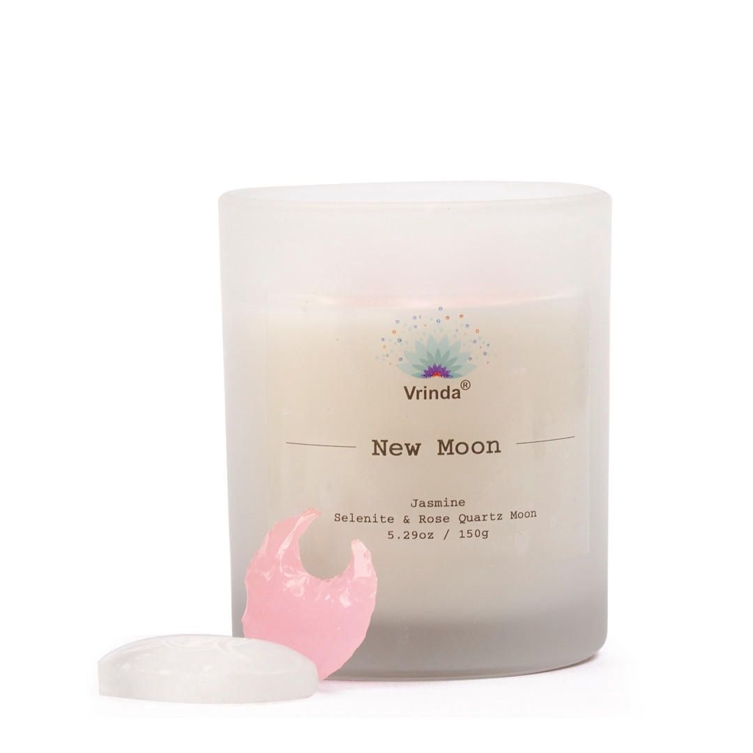 Candle with Crystals